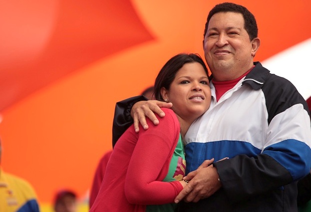 chavez e hija