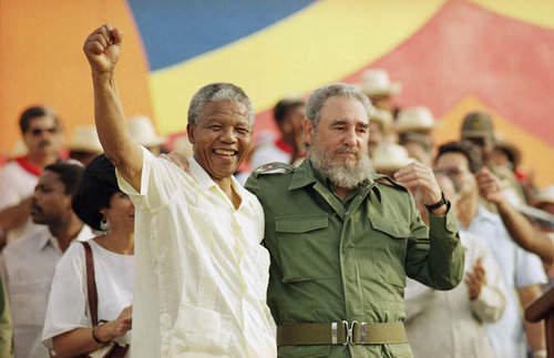 Mandela y Fidel