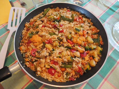 Arroz con verduras