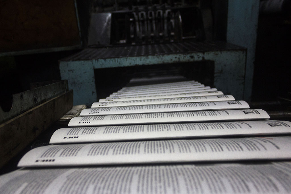 Proceso de producción en el Poligráfico 09