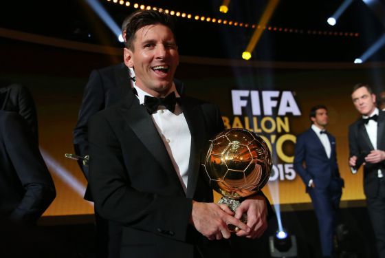 Entrega del balón de oro