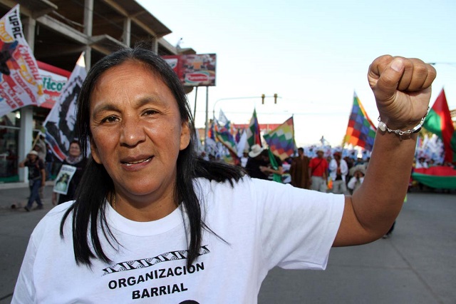 Milagro Sala -diputada del Parlasur y luchadora social