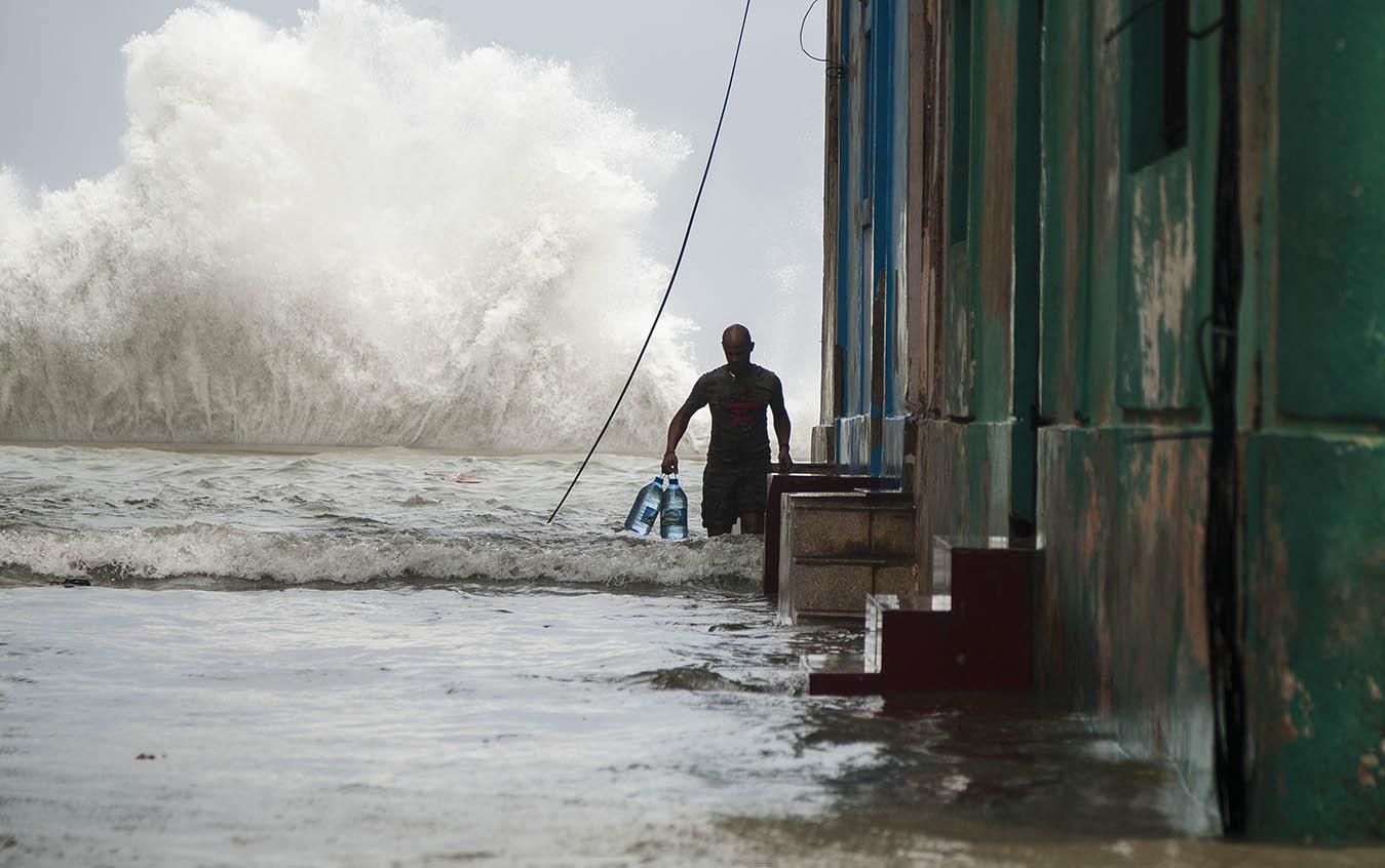 Inundaciones en Centro Habana