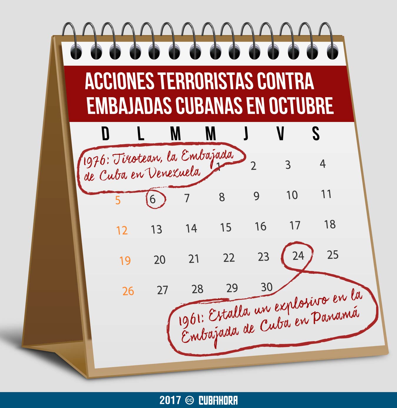 Octubre, un mes de terrorismo contra diplomáticos