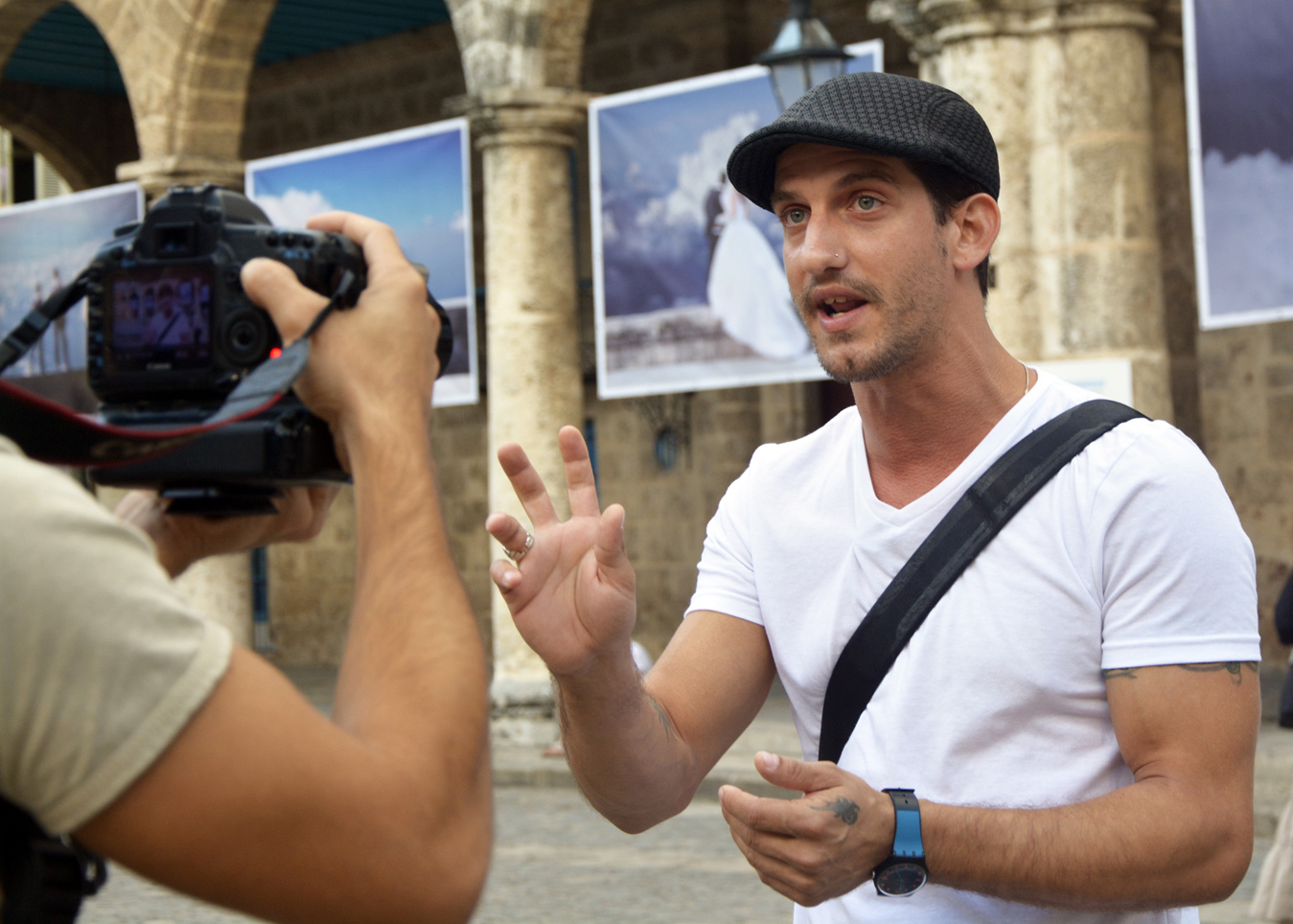 El artista Gabriel Guerra Bianchini. El artista Gabriel Guerra Bianchini.