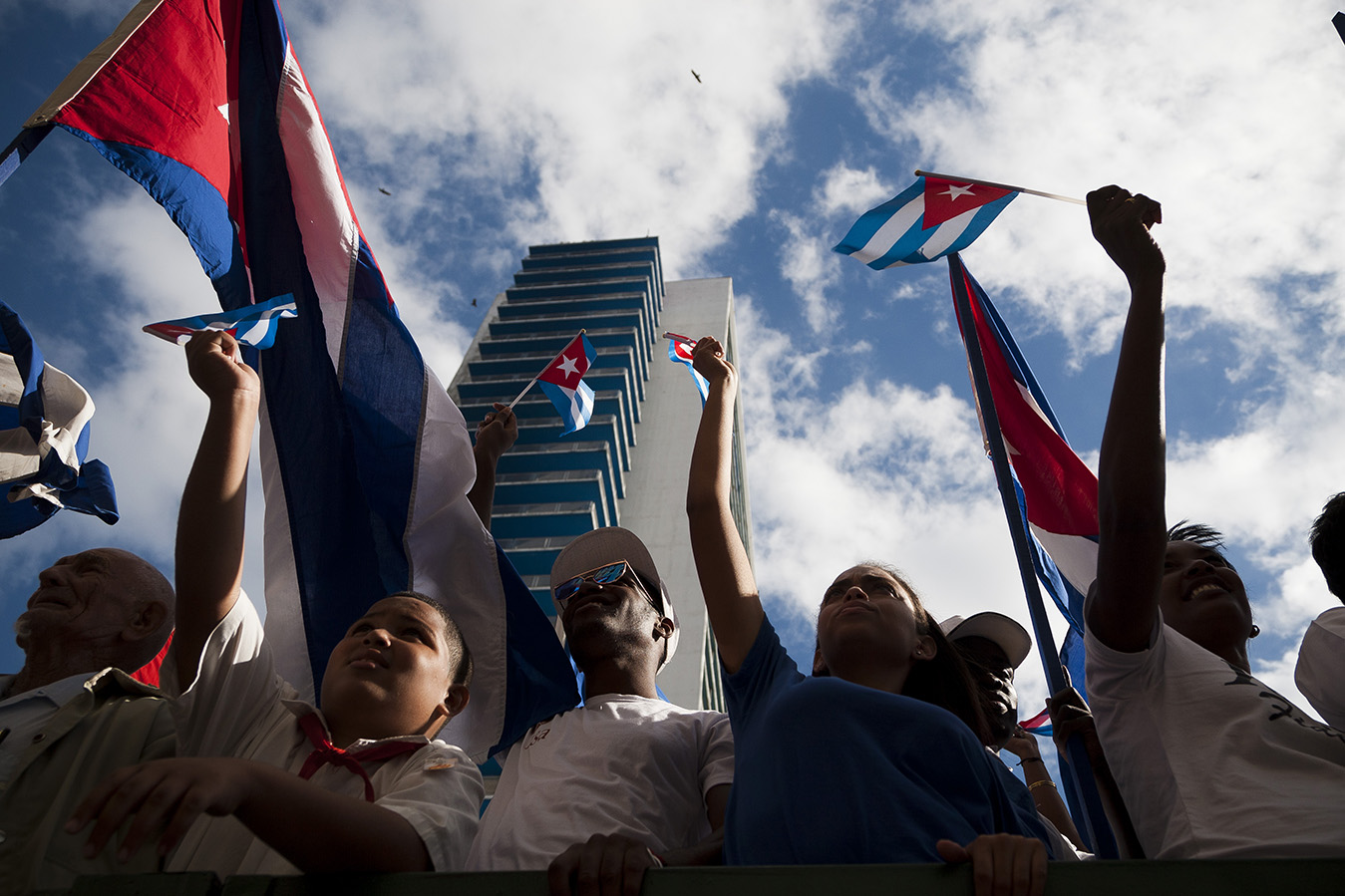 Paso de la Caravana de la Libertad por La Habana