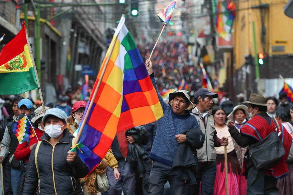 manifestaciones Bolivia