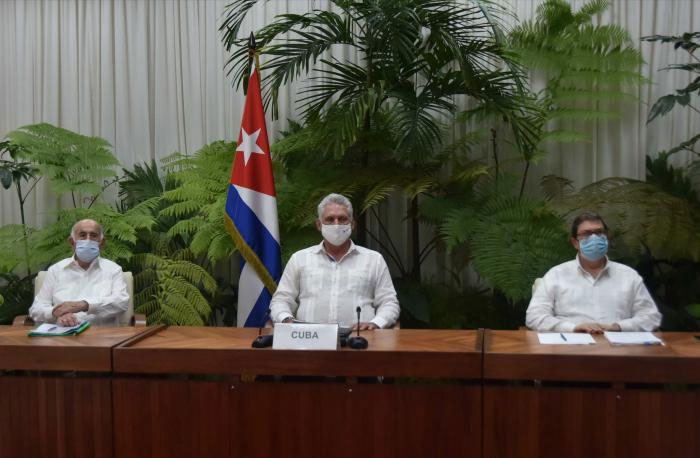 intervencion de diaz canel foro de sao pablo