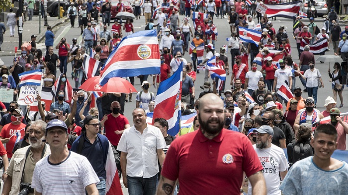 Protestas calles- Costa Rica