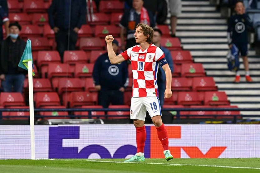 Luka Modric-Croacia-Eurocopa 2021