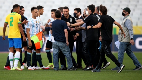 Brasil vs Argentina - Eliminatoria Mundial - Suspensión de partido