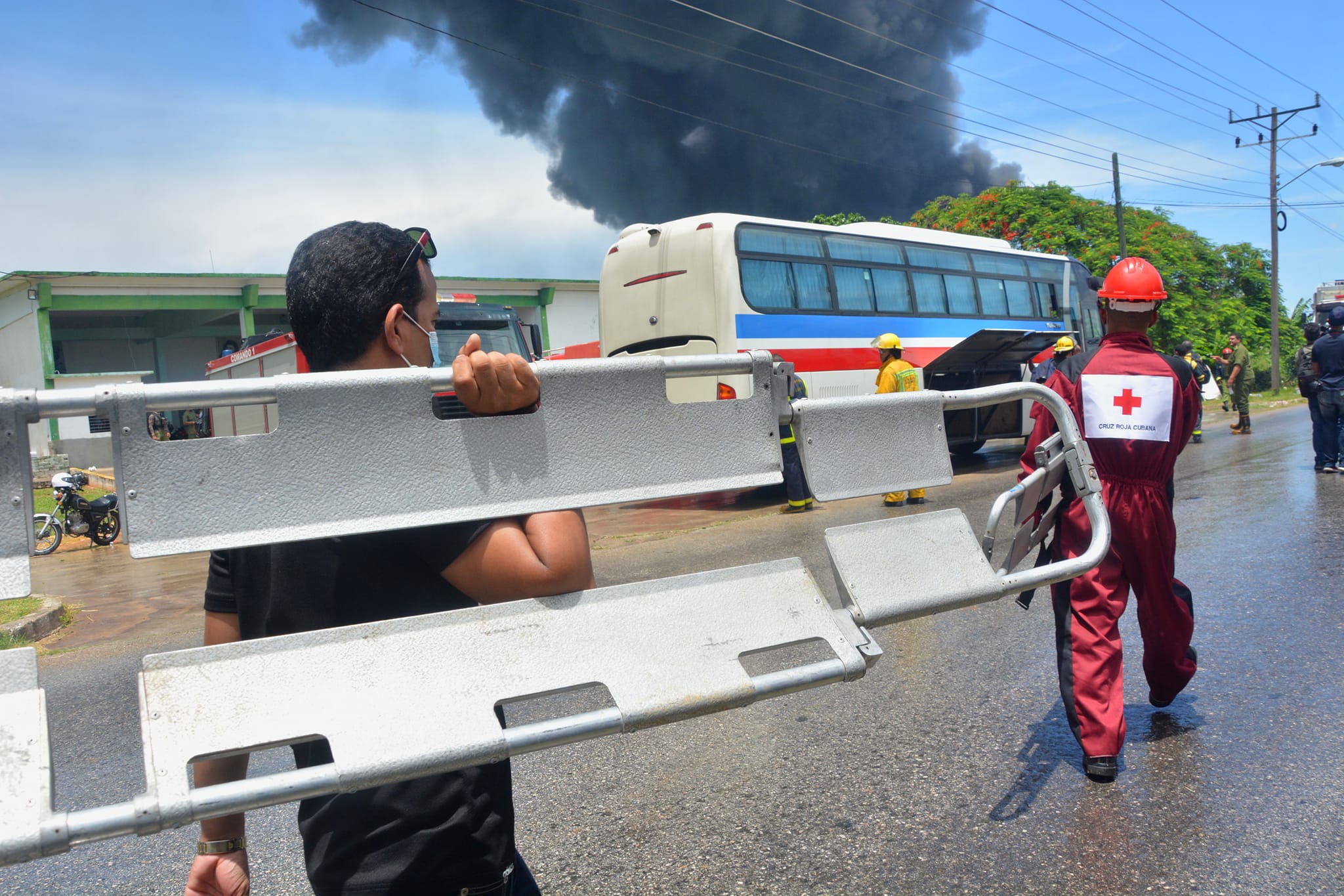 Cruz Roja - Incendio Matanzas