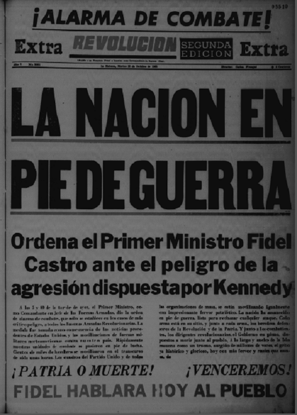 Crisis de Octubre Fidel