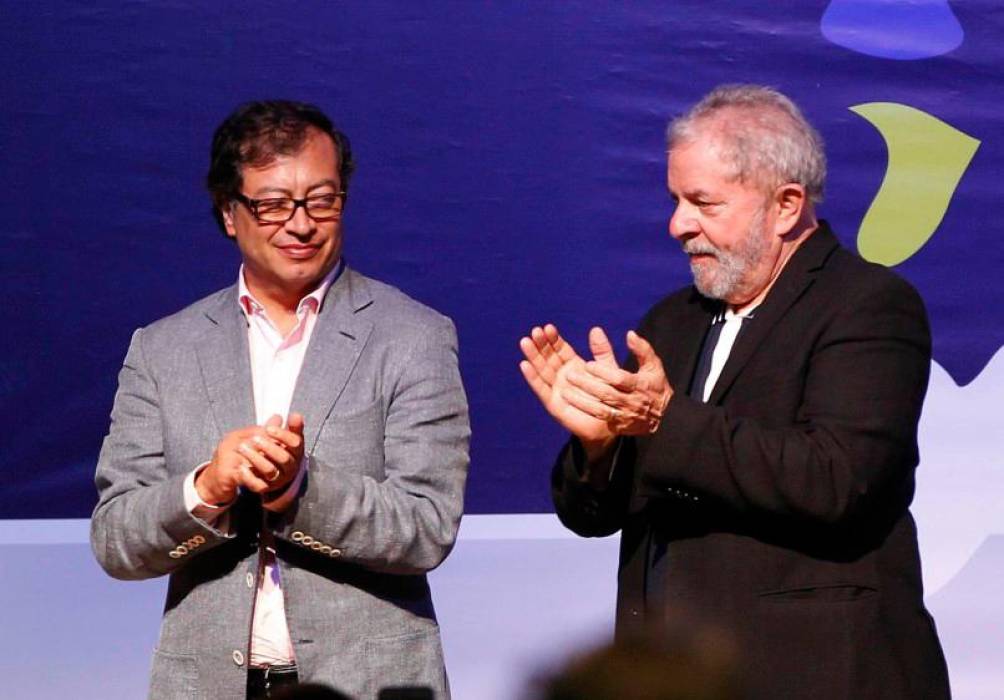 Gustavo Petro y Lula da Silva