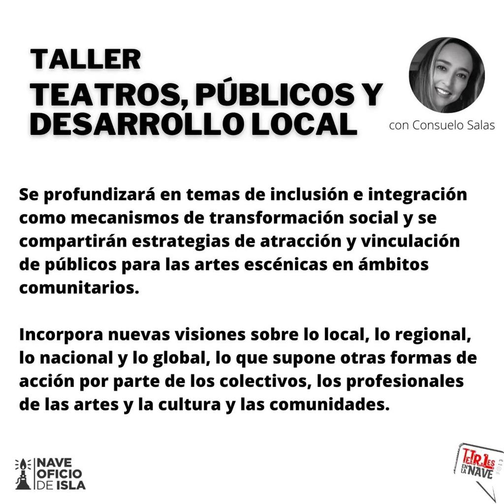 Taller teatros públicos desarrollo local