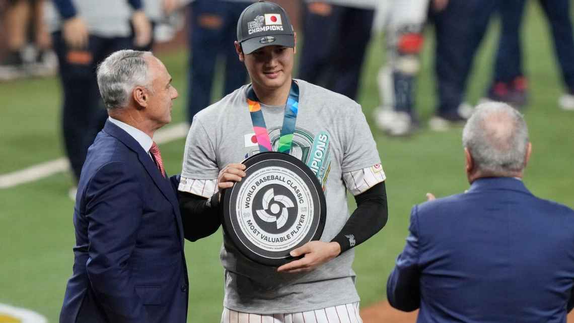 Ohtani ganó el premio MVP