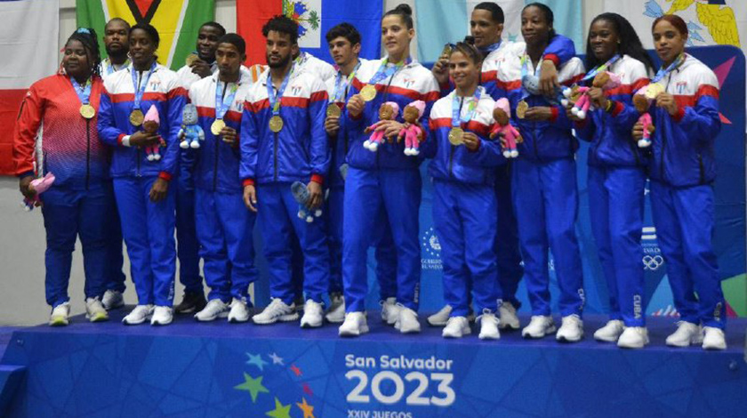 Judo cubano en San Salvador 2023