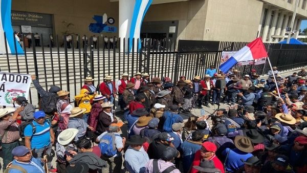 Manifestación en Guatemala