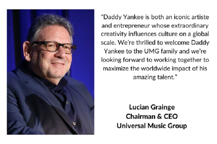 Lucian Grainge,  Presidente y CEO de Universal