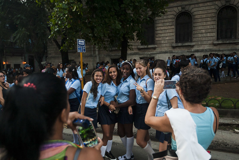 Estudiantes cubanos 