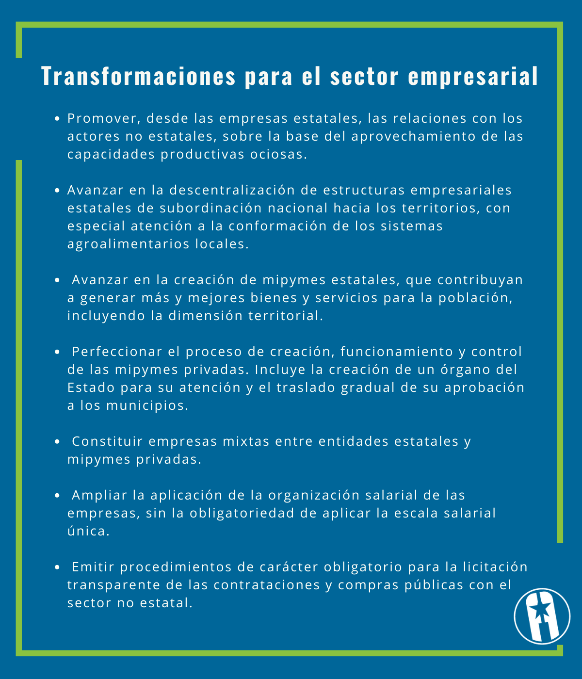 transformaciones sector empresarial