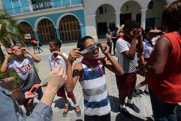 Eclipse en Cuba