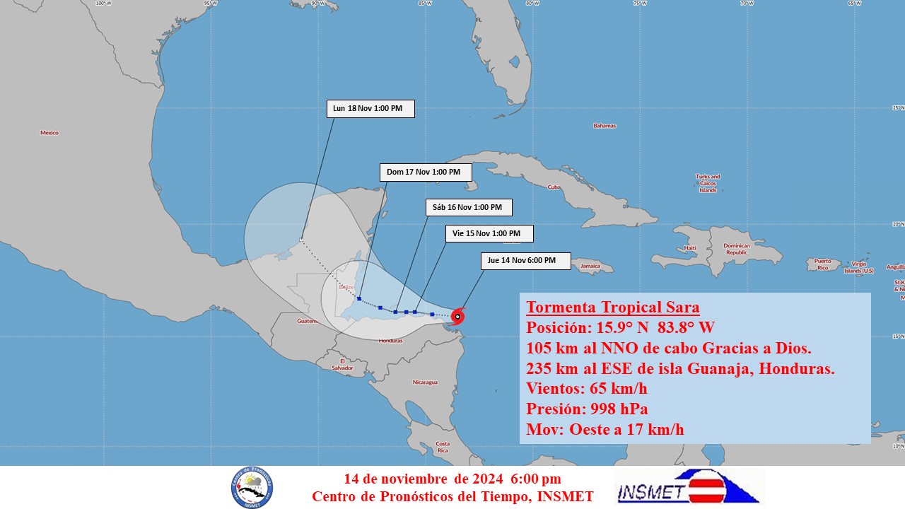 Tormenta tropical Sara