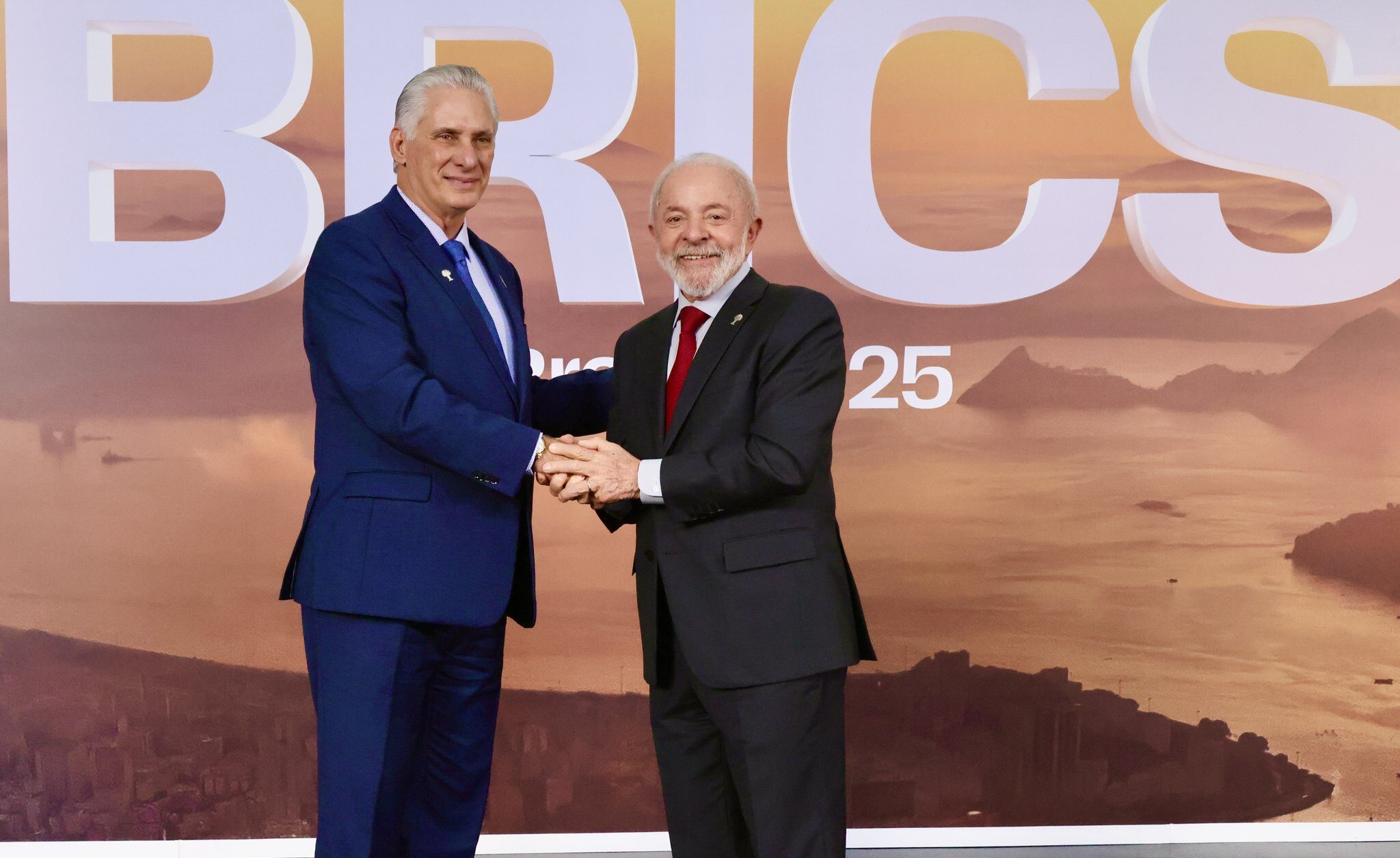 Lula y Diaz Canel