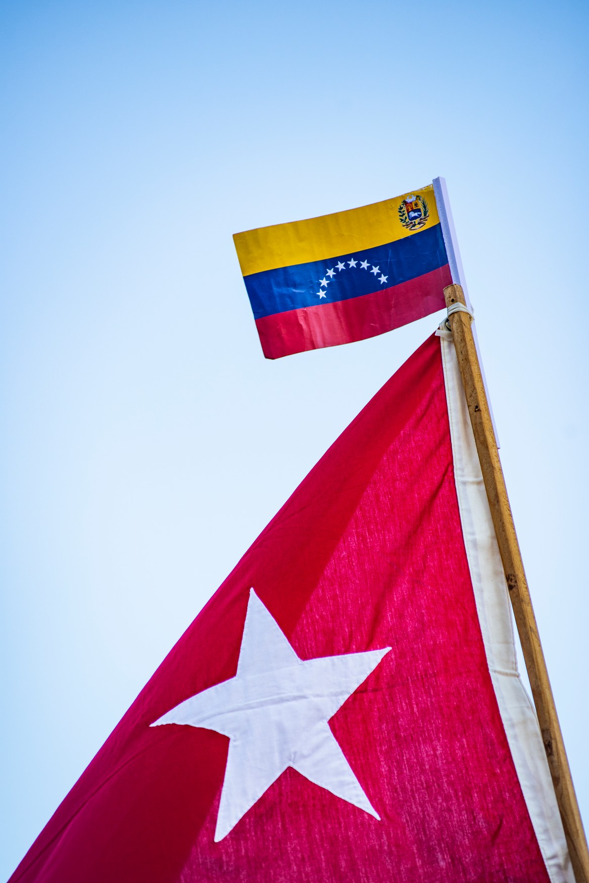 Concentración en la Tribuna Antimperialista, La Habana, en respaldo a Venezuela.