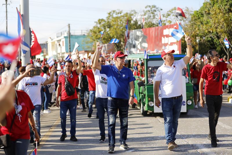 Desfile por el primero de mayo 