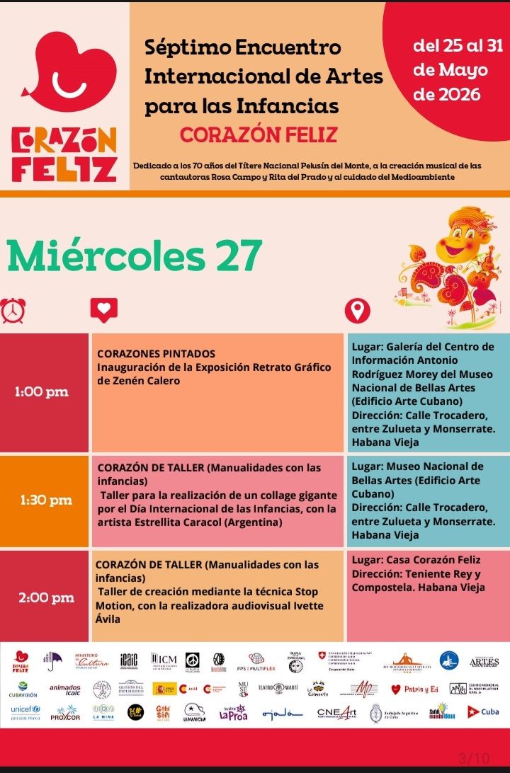 Encuentro de las Artes para las Infancias Corazón Feliz